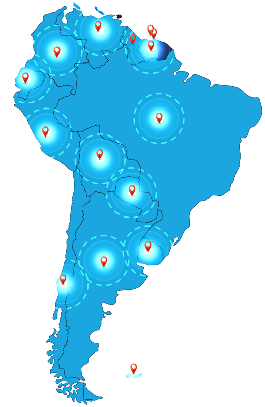 South America Map