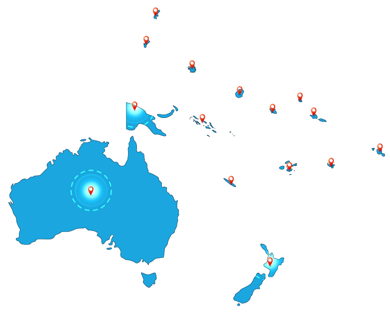 Oceania Map